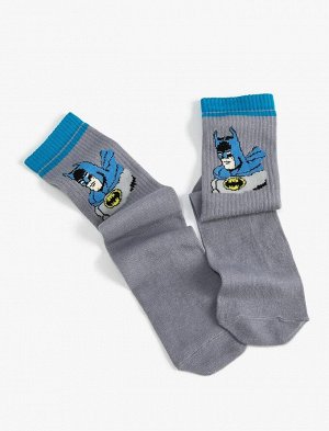 Мужские носки с логотипом Бэтмена и вышивкой