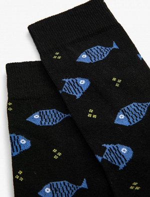 Мужские базовые носки Носки с геометрическим узором