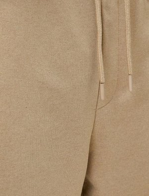 Шорты-карго с облегающим кроем на кружевной талии и карманами