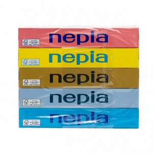 Двухслойные бумажные  салфетки NEPIA 150шт*5 пач.