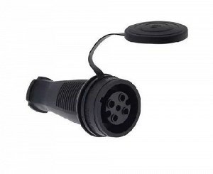 T-plast штепсель (разъем) с загл. каучук 3P+E 3x16 380-415V IP44 31.02.304.0300
