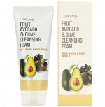 Lebelage Пенка для умывания с экстрактом авокадо и оливы Fruit Avocado &amp; Olive Cleansing Foam