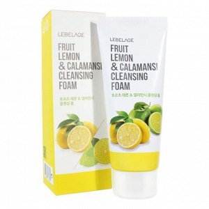 Lebelage Пенка для умывания с экстрактом лимона и каламанси Fruit Lemon & Calamansi Cleansing Foam
