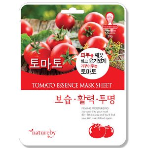 Листовая тканевая маска для лица с экстрактом томата Natureby Tomato Essence Mask Sheet, 23гр