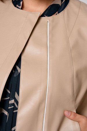 Куртка Куртка IVA 1366 бежевый 
Состав: ПЭ-100%;
Сезон: Осень-Зима
Рост: 170

Куртка женская полуприлегающего силуэта из высококачественной ЭКО-кожи на подкладке. Куртка выполнена со втачными рукавам