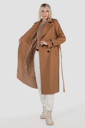 01-11320 Пальто женское демисезонное (пояс)