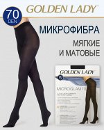 GOLDEN LADY MICROGLAM 70 Колготки женские плотные матовые колготки из микрофибры