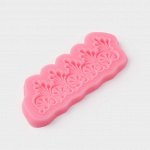 Силиконовый молд Доляна «Тесьма», 17x6,5 см, цвет МИКС