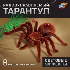 WOW TOYS Паук радиоуправляемый «Тарантул», работает от батареек, световые эффекты