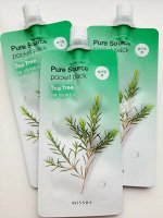 Ночная несмываемая маска для лица с чайным деревом   Pure Source Pocket Pack Tea Tree