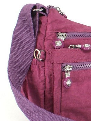 Сумка женская текстиль BoBo-1522,  1отд,  плечевой ремень,  фиолетовый 258147