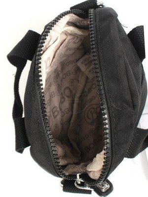 Сумка женская текстиль BoBo-750-1,  1отд,  2внеш карм,  плечевой ремень,  черный 258153