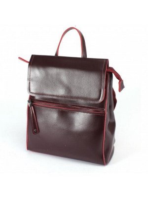 Рюкзак жен натуральная кожа JRP-1005,   (change)  1отд,  5внут+2внеш/карм,  бордо 227970