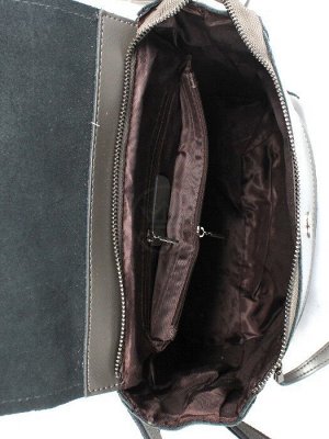 Рюкзак жен натуральная кожа JRP-1005,   (change)  1отд,  5внут+2внеш/карм,  серый 258202