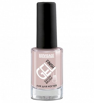 LUXVISAGE Лак GEL finish 9 г, 17 тон, нюдовый