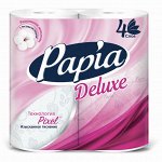 Бумага туалетная Papia &quot;Deluxe&quot;, 4-слойная, 4шт белая