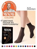 Minimi MICRO COLORS 50 calz. Носки женские матовые эластичные из микрофибры