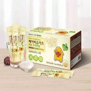 NUTRI D-DAY Премиум лакто-бактерии для детей BABY &amp; KIDS LACTO PREMIUM LACTOBACILLUS 1 упаковка (2*30 стиков)