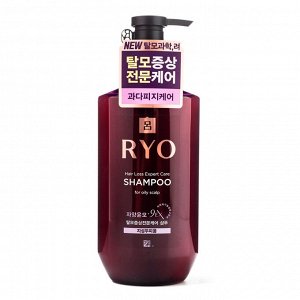 RYO HAIR LOSS EXPERT CARE SHAMPOO FOR OILY SCALP (400ml), Шампунь от выпадения волос для жирной кожи головы (400мл)
