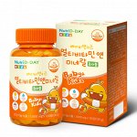 Жевательные детские мультивитамины и минералы Nutri D-Day, 1,000 мг, 120 таблеток