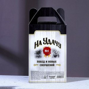 Подарочный набор «На удачу»: гель для душа и шампунь для волос виски, 2x250 мл, Чистое счастье