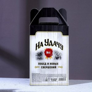 Набор «На удачу», гель для душа и шампунь для волос во флаконах виски, 2х250 мл