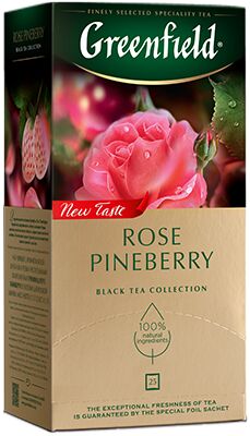 Greenfield Чай Гринфилд Rose Pineberry 1,5г  1/25/10, шт
