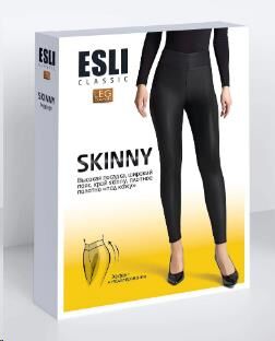 Conte ESLI SKINNY леггинсы женс. фантазийные nero
