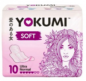 YOKUMI ®️Прокладки гигиенические Soft Ultra Normal, 10 шт