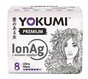 YOKUMI ®️Прокладки женские гигиенические PREMIUM Ultra Super, 8 шт