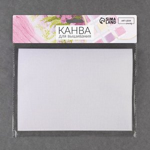 Канва для вышивания №18, 30 x 20 см, цвет белый