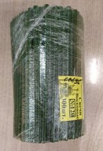 Свечи восковые ЗЕЛЁНЫЕ №100 упак 250 шт. 1 кг (16,5*0,6 см 50 мин)