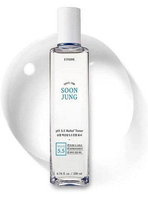Etude House Тонер для чувствительной кожи лица Soon Jung PH 5.5 Relief Toner