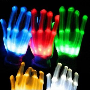 Светящиеся перчатки для Хэллоуина