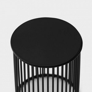 Сушилка для столовых приборов Доляна «Лофт», 8x8x10 см, цвет чёрный