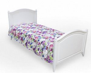 Цветы Подходит для кроватей шириной до 1000 мм,- отлично защищает спальное место от внешних воздействий,- выполнено из мягких приятных тканей.,Размер 1910*1400