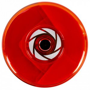 Точилка электрическая BRAUBERG DOUBLE BLADE RED, двойное лезвие, питание от 2 батареек АА, 271338