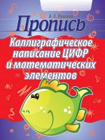 Каллиграфическое написание цифр и математических элементов