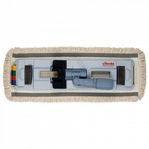 Насадка МОП плоская для швабры/держателя 40 см, уши (ТИП УВ), хлопок/полиэстер, VILEDA "УльтраСпидКонтракт", 524814