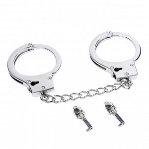 Металлические наручники, цвет серебристый