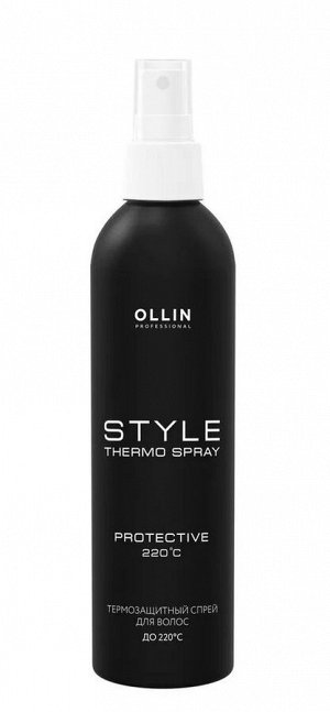 OLLIN STYLE Термозащитный спрей для волос 250мл/ Thermo Protective Hair Straightening Sp, шт