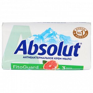 Мыло твердое ABSOLUT антибактериальное/Облепиха, к/у, 90г