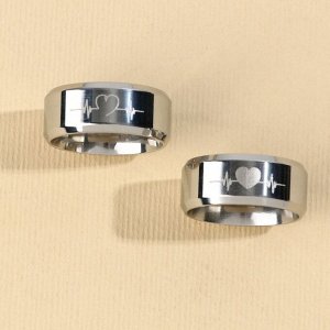 Кольцо «Сердечко» , парные 2 шт, 7 х 9 см