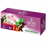 «Bontime», чай черный «Чёрная смородина», 25 пакетиков, 37 г