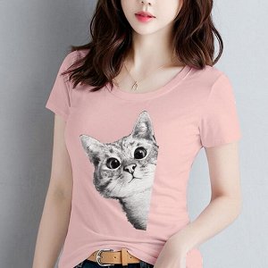 Aljenda Термонаклейка для одежды &quot;Котик&quot;, 19*28 см