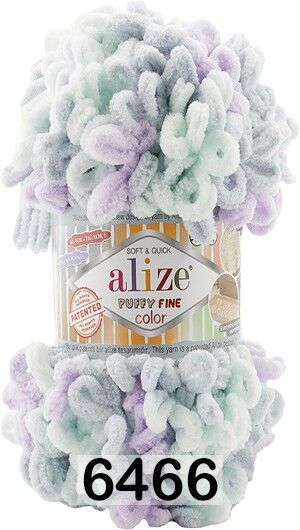 Пряжа Alize Puffy Fine Color