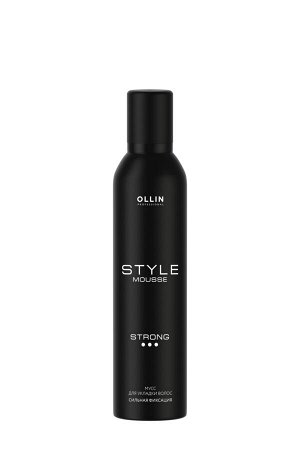 STYLE Мусс для укладки волос сильной фиксации 250мл OLLIN PROFESSIONAL