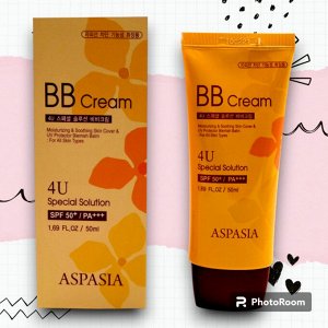 ASPASIA BB крем для лица солнцезащитный 4U Sun BB cream SPF50+ PA+++, 50 мл
