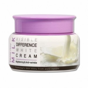 KR/ FarmStay Visible Difference Milk White Cream Крем для лица "Молочный", 100мл