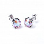 Пуссеты Moon Paris, Ringo, с кристаллом, MR-22.03-067 (розовый)